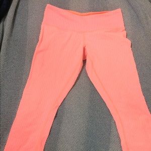 Pink Lululemon crops